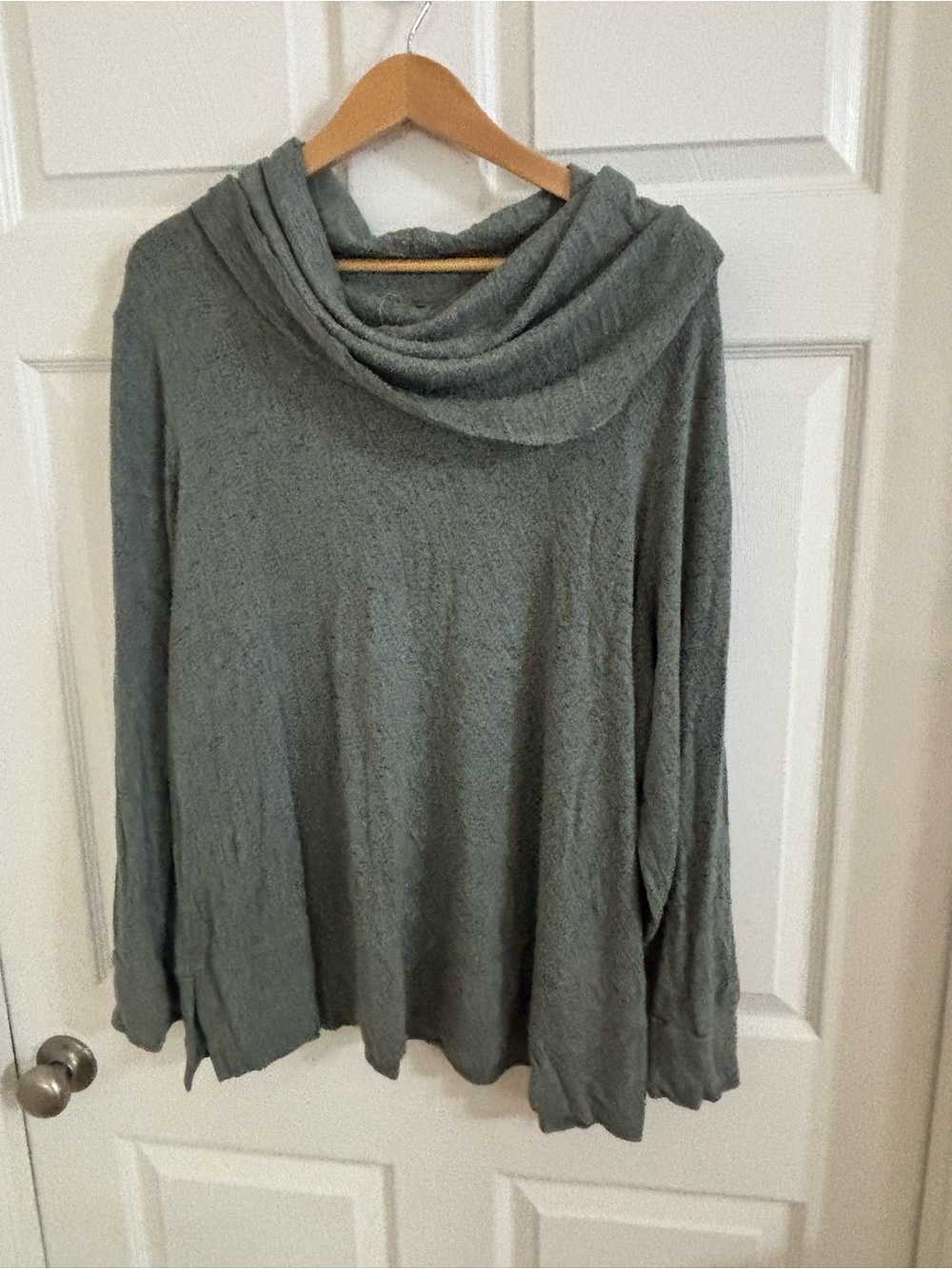 Cupio Sage Cowl Neck Pullover Sweater